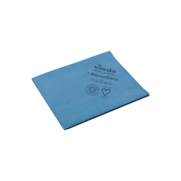 5 pezzi Panni Vileda Professional r-PannoBlu micronglass- blu - cm 40x50