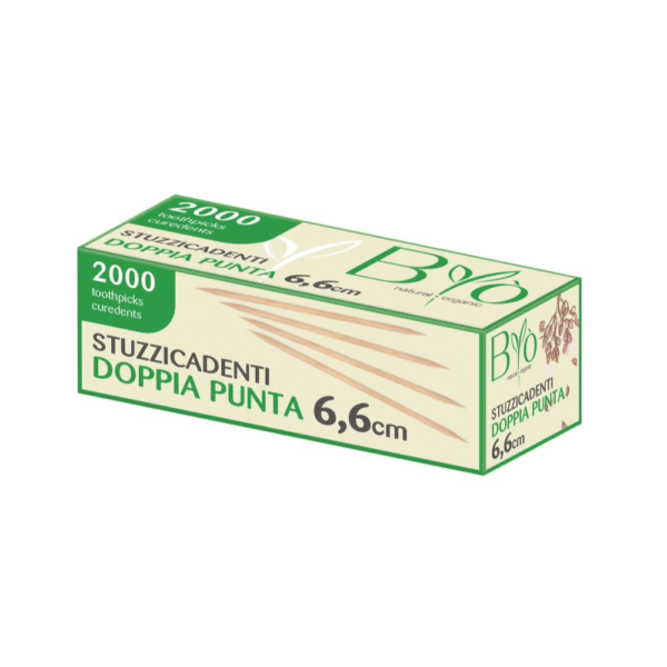 Stuzzicadenti Sfuso Betulla 6,6cm-2000pz