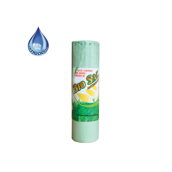 Sacchi per raccolta differenziata di rifiuti organici, resistenti e antigoccia 90x120