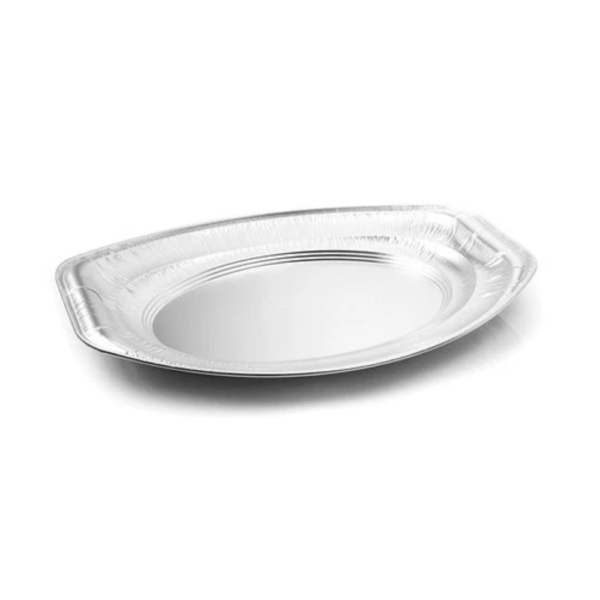 Vassoi Contenitori Ovali di Alluminio-10pz