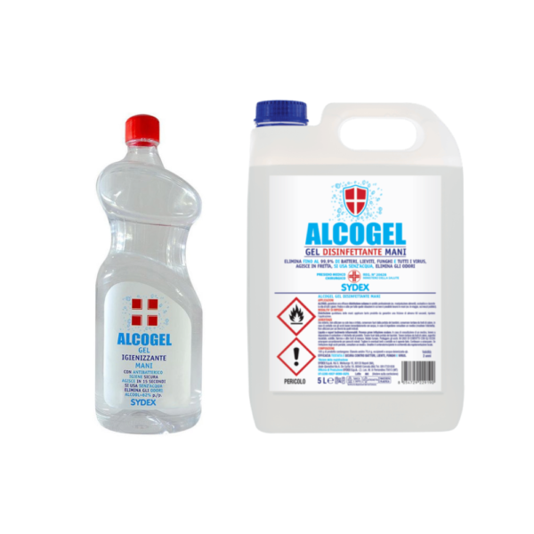 Igienizzante mani Alcogel 1L/5L