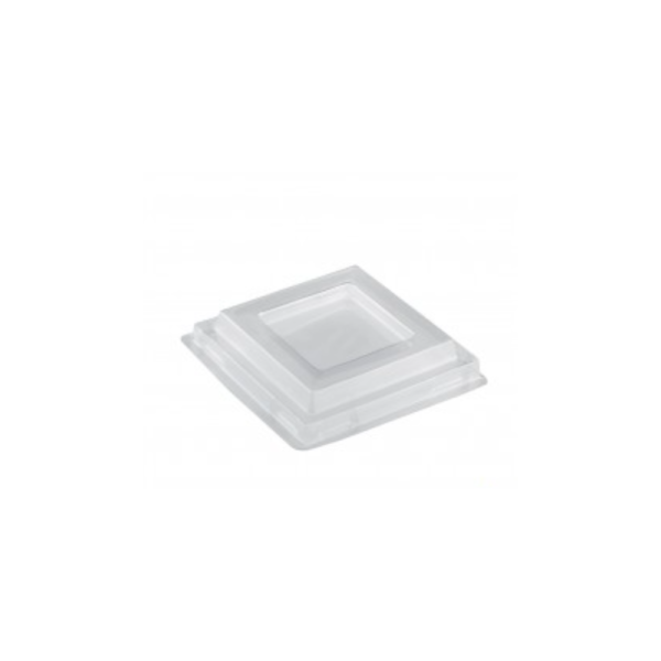 Coperchio per coppa quadrata in pet