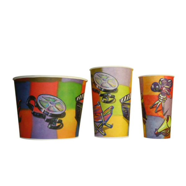 Contenitori per pop corn stile cinema