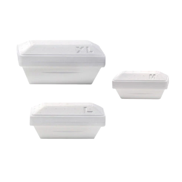 Vaschette Termiche per Gelato in Polistirolo con Coperchi